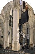 unknow artist The tomb of Willem I in the Nieuwe Kerk in Delft oil painting reproduction